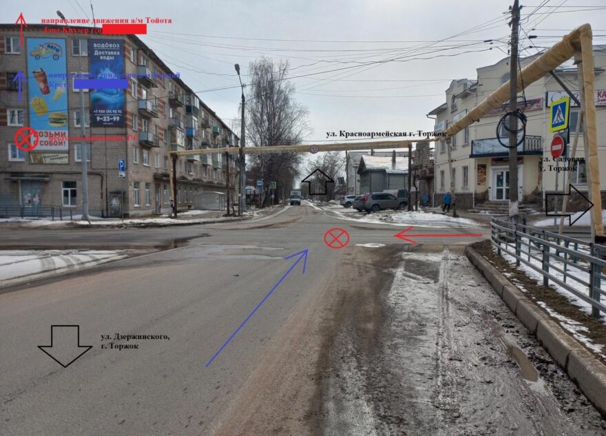 Водитель попал в больницу после ДТП на перекрёстке в Тверской области Водитель попал в больницу после ДТП на перекрёстке в Тверской области