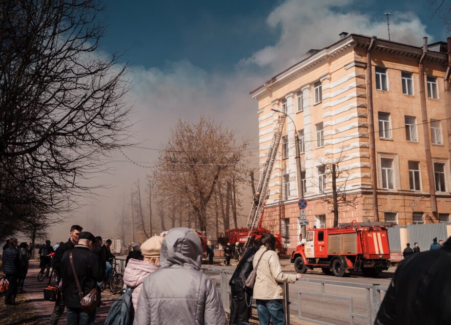 В Твери простились с погибшими при пожаре в НИИ ВКО