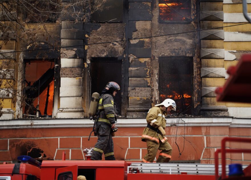 Пожар в НИИ-2 в Твери локализовали