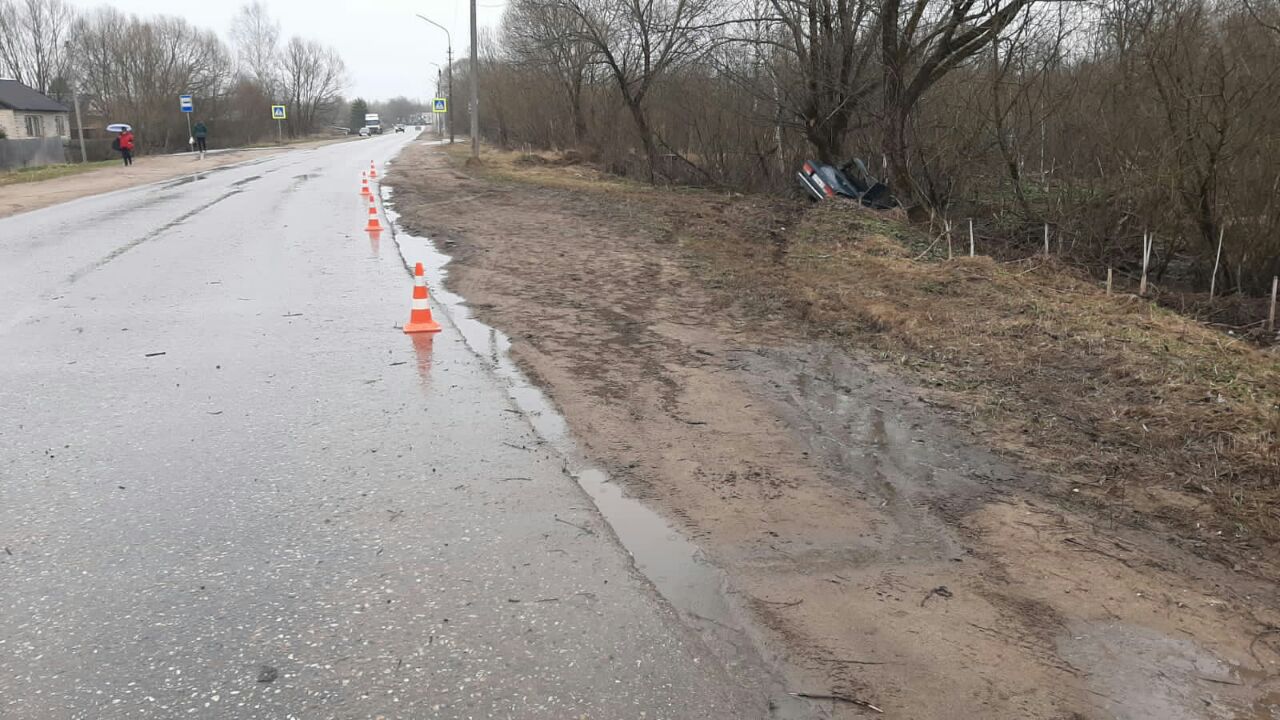 В Тверской области водитель легковушки погиб, врезавшись в дерево