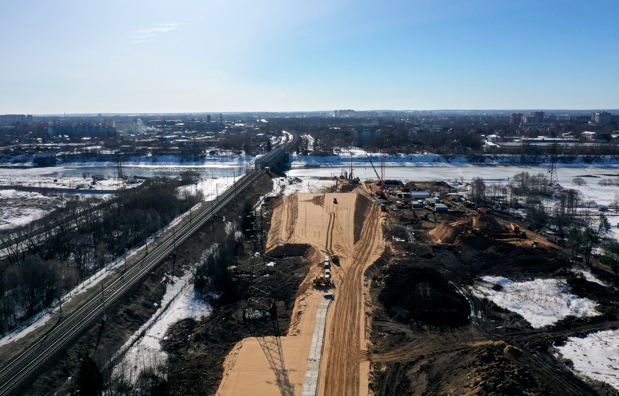 План западного моста в твери