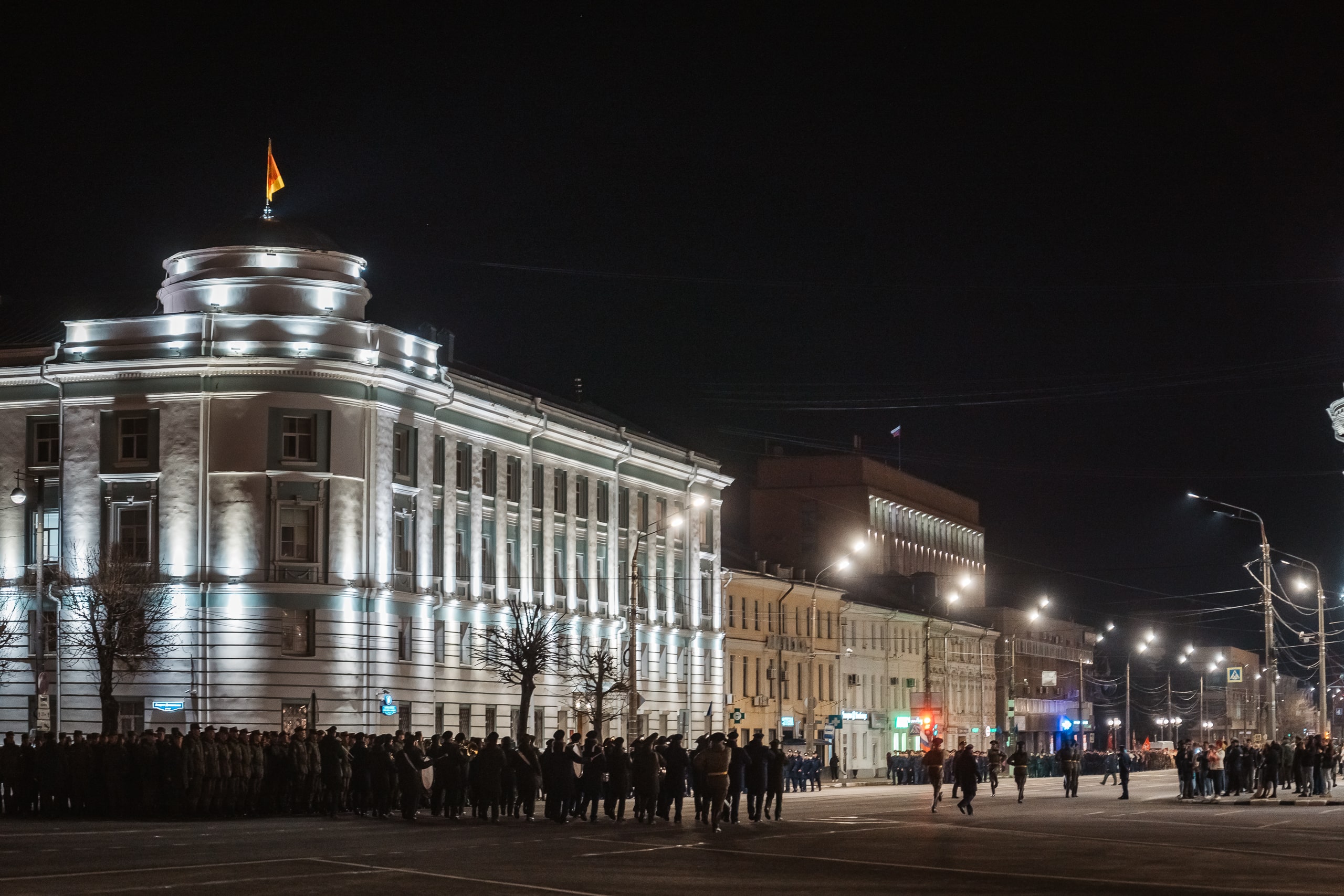 Первая репетиция Парада Победы прошла в Твери: фоторепортаж