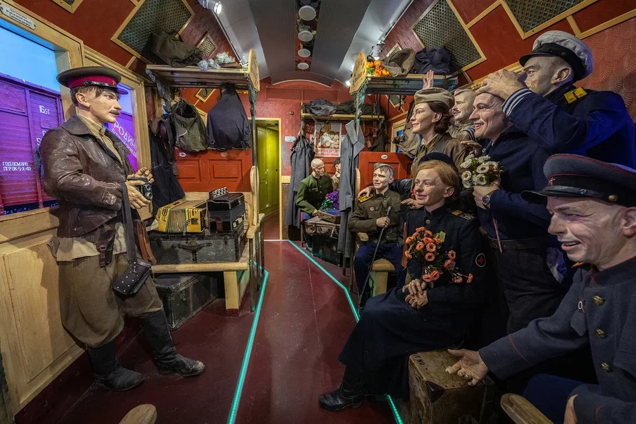 В город воинской	славы Ржев Тверской области прибыл «Поезд Победы»