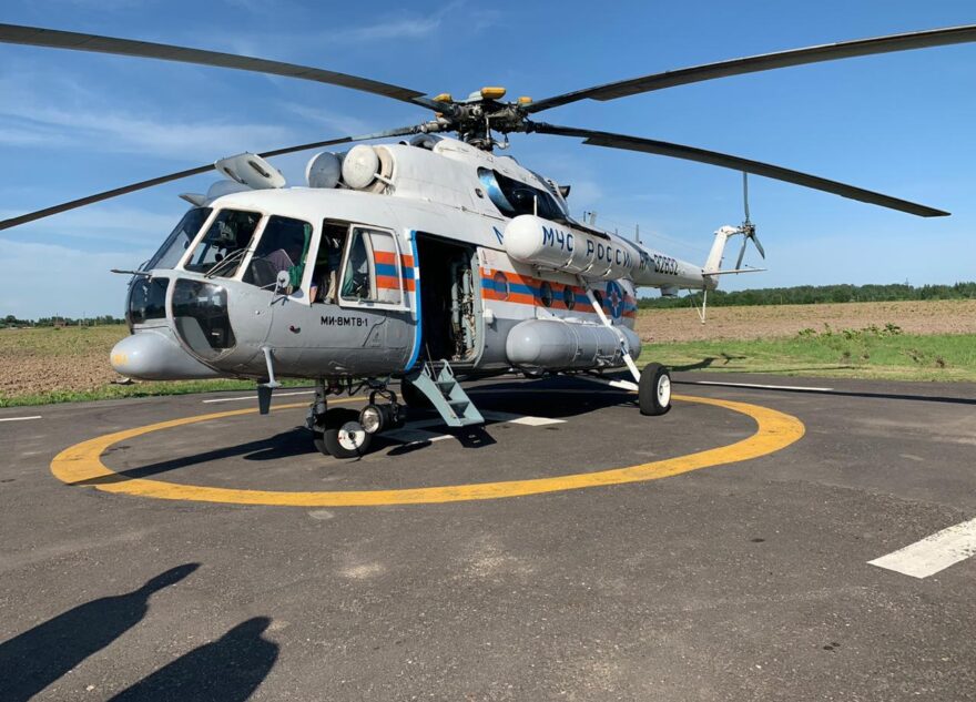 Санитарная авиация спасла жизнь ещё одному человеку в Тверской области Санитарная авиация спасла жизнь ещё одному человеку в Тверской области