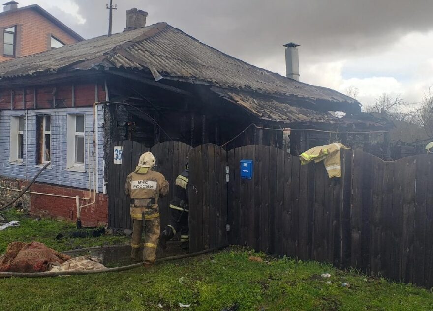 На пожаре в Тверской области погиб мужчина
