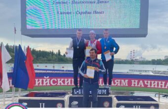 Ротару поднялся на первую ступень пьедестала Первенства России по гребле