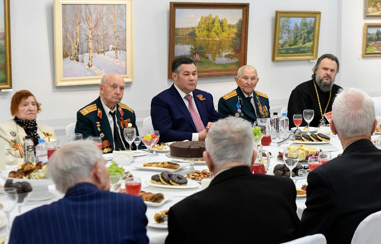 В День Победы Игорь Руденя встретился с ветеранами Великой Отечественной войны