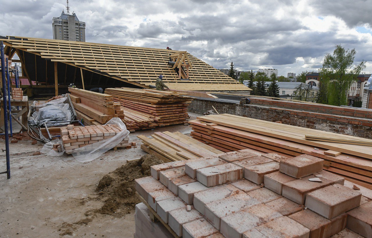 В Твери продолжаются реставрация Авваевской богадельни конца XIX – начала XX веков