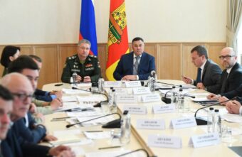 Игорь Руденя провёл рабочую встречу с заместителем Министра обороны Тимуром Ивановым в Тверской области