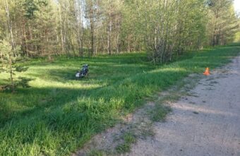 На трассе в Тверской области перевернулся мотоциклист на «Ямахе»