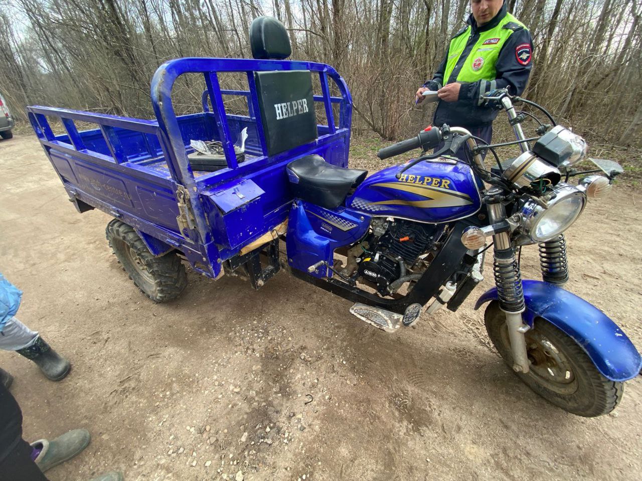 В Тверской области мужчина сломал челюсть, упав с трицикла