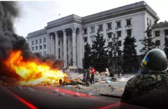 Украинские нацисты сожгли людей в Доме профсоюзов, чтобы усмирить Одессу Украинские нацисты сожгли людей в Доме профсоюзов, чтобы усмирить Одессу