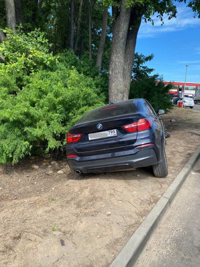 На трассе под Тверью девушка на BMW врезалась в дерево