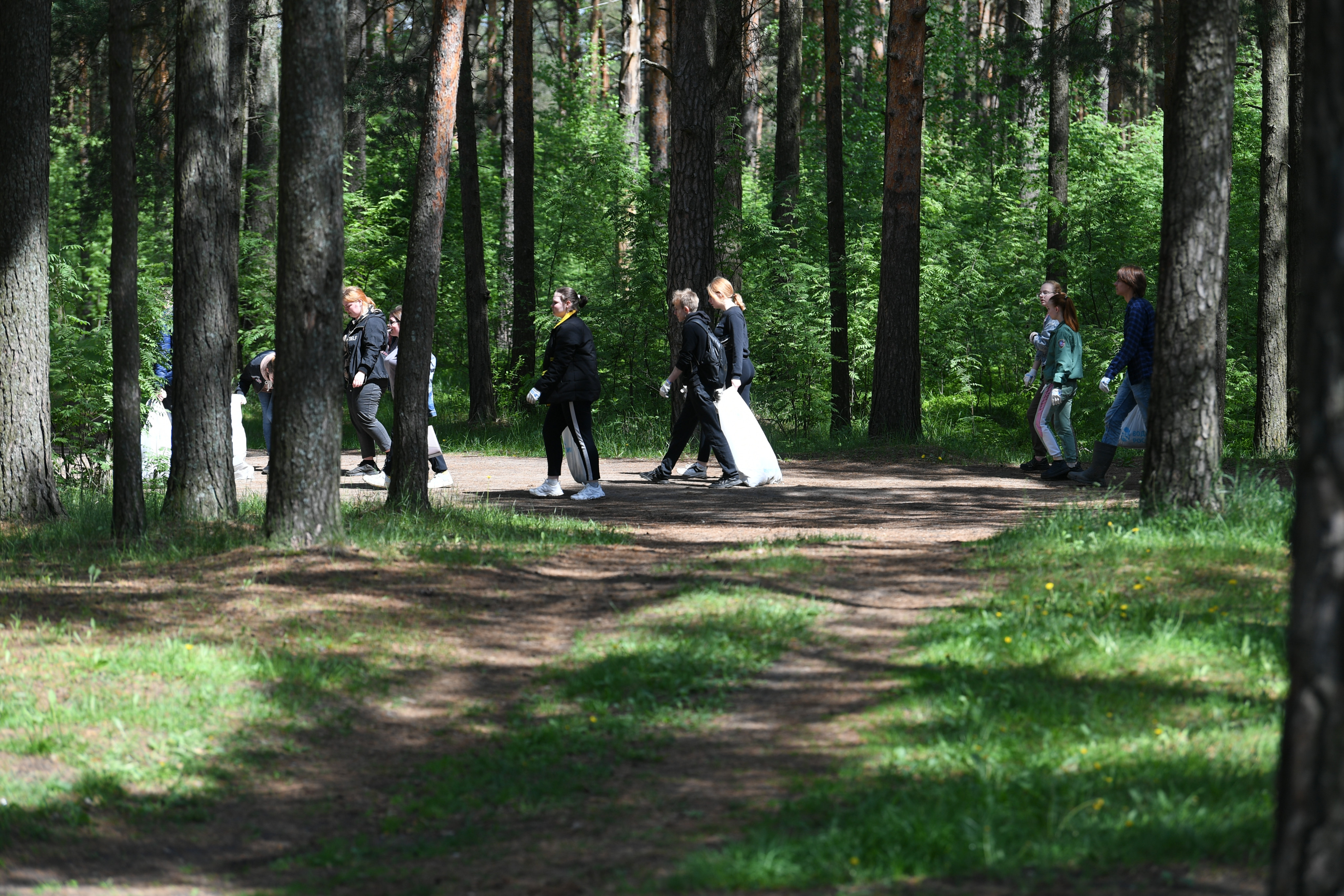 В Твери 200 студентов собрали 16 кубов мусора