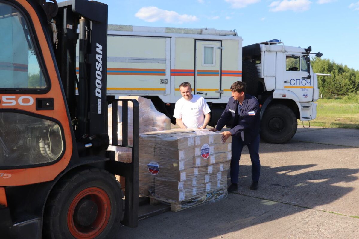 Тверская область отправила очередной гуманитарный груз жителям Донбасса  
