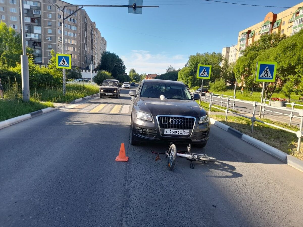 7-летний велосипедист-нарушитель попал под колёса иномарки в Тверской области