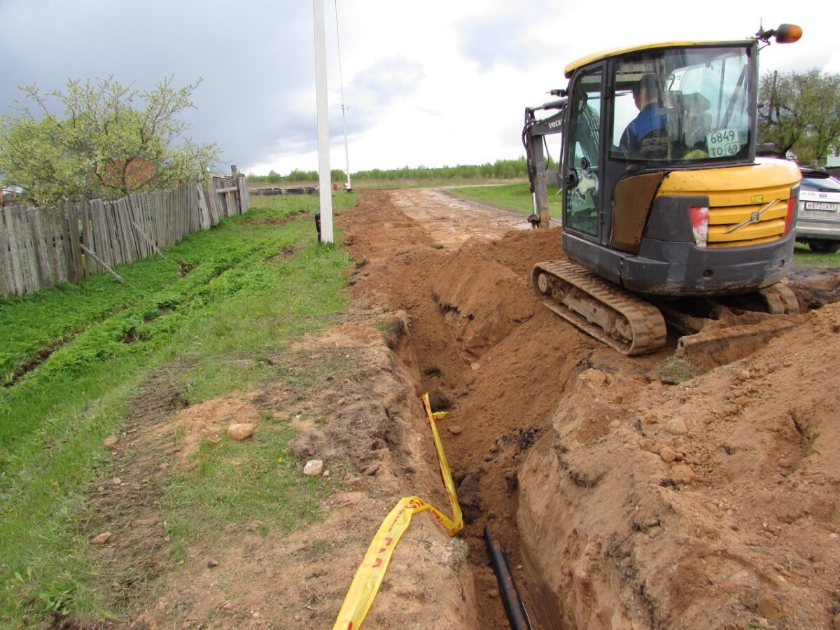 На юго-западе Тверской области началось строительство внутрипоселковых газовых сетей