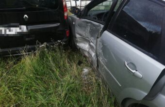 На бульваре в Твери столкнулись две иномарки