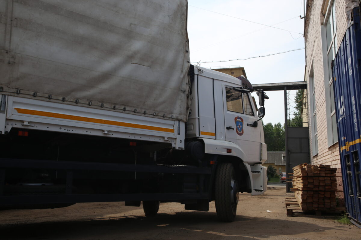 Больше 20 тонн гуманитарной помощи отправлено из Тверской области жителям Донбасса