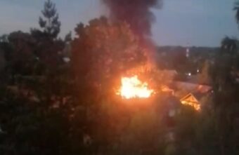 Ночью в Тверской области дотла сгорел сарай