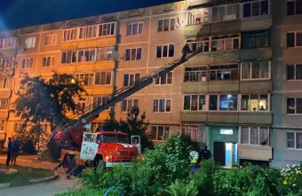 Пожарная лестница помогла воссоединиться семье в Тверской области