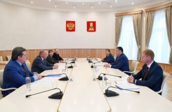 Губернатор Игорь Руденя и президент ТПП РФ Сергей Катырин обсудили перспективы сотрудничества