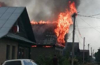 Жилой дом сгорел в Тверской области