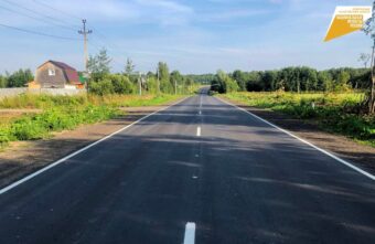 В Тверской области завершили ремонт дороги Дмитрова Гора - Федоровское