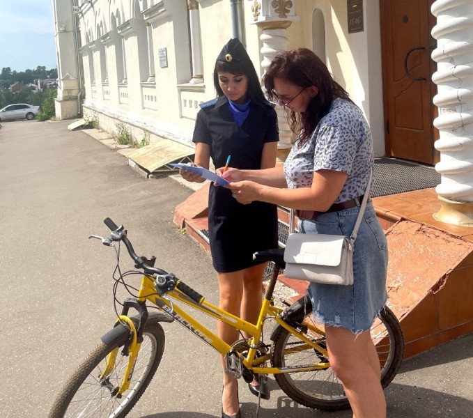 Полицейские быстро нашли и вернули велосипед жительнице Тверской области
