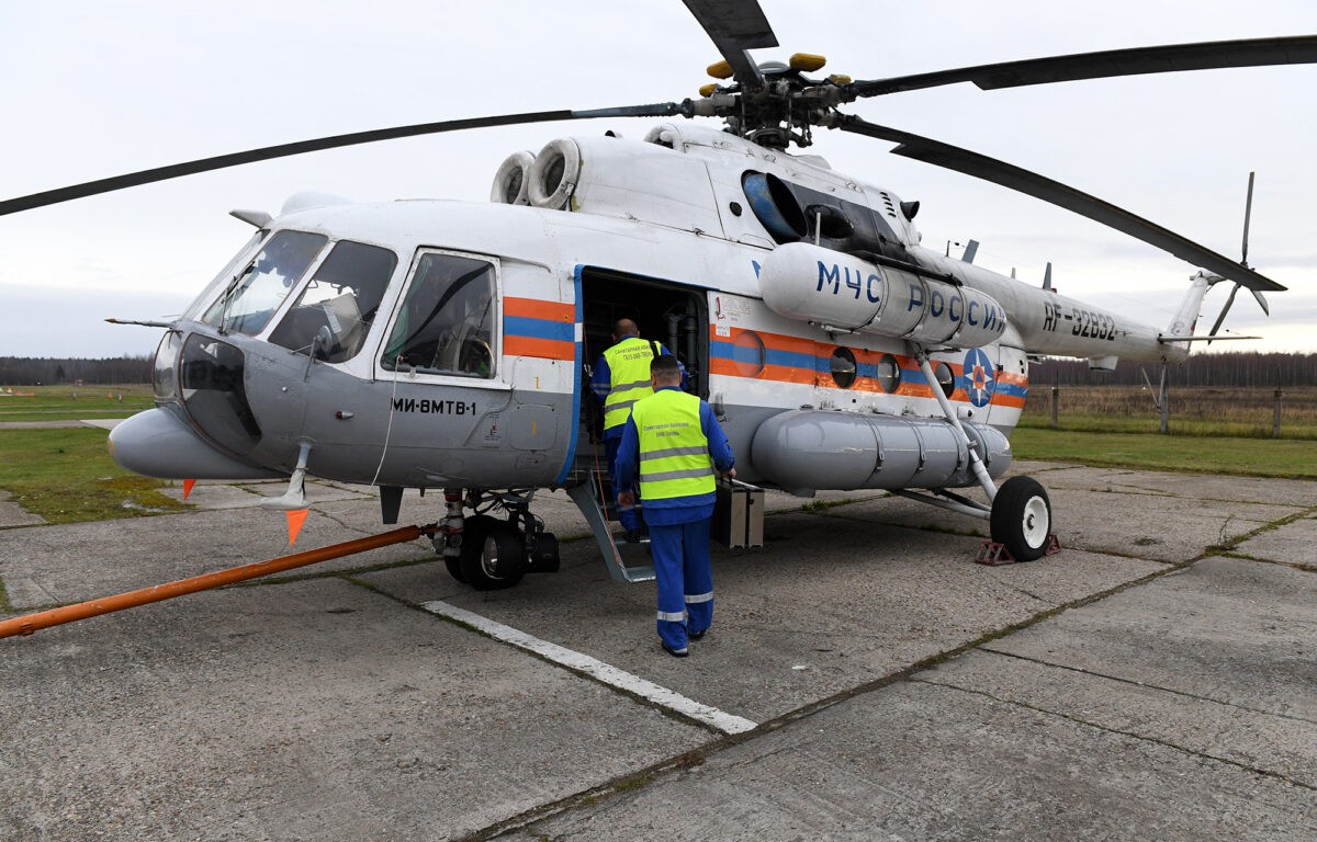 Санитарный вертолёт совершил экстренный вылет за мальчиком из Тверской области