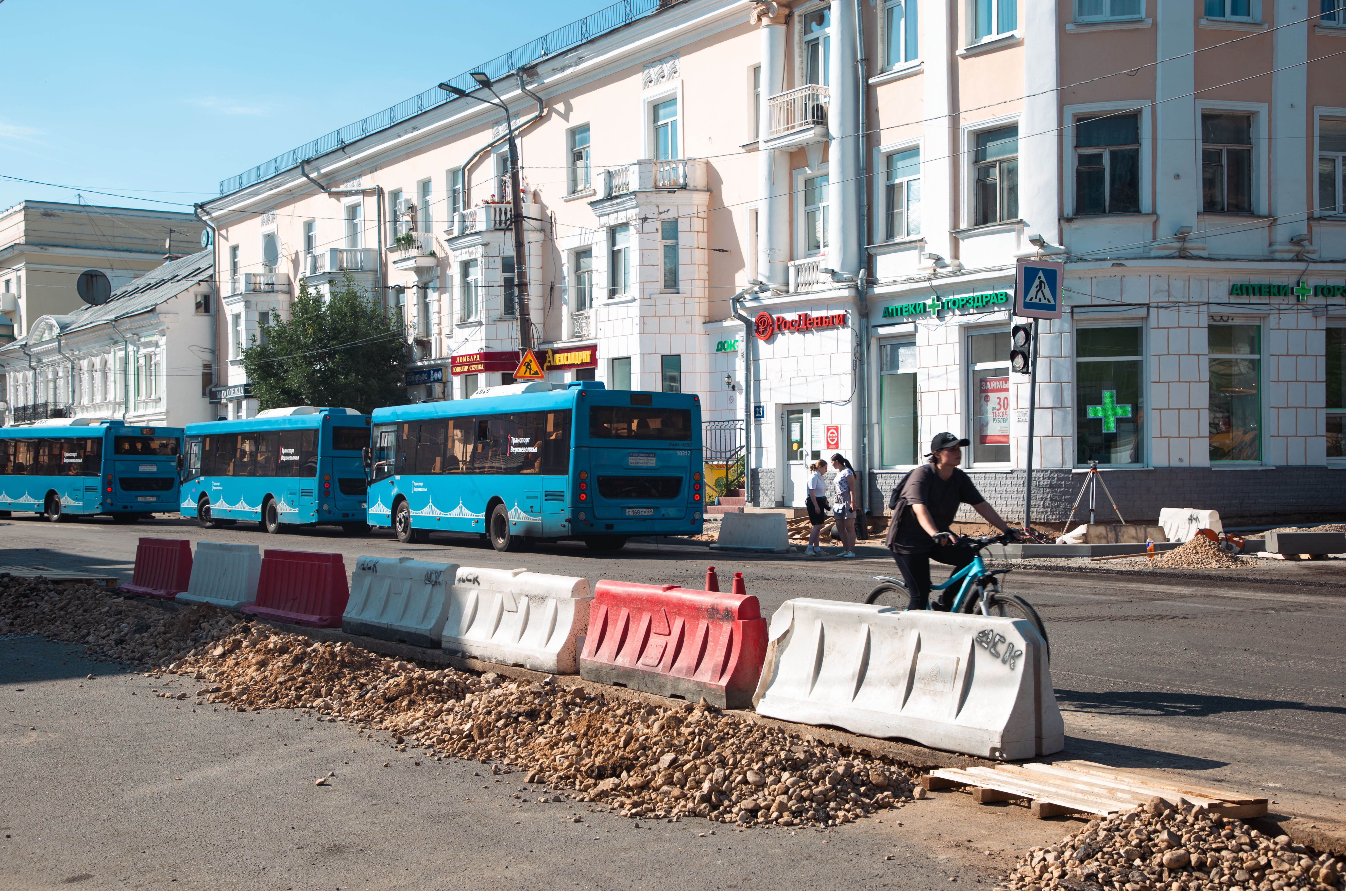 Дорожные работы и благоустройство территории: как преображается исторический центр Твери