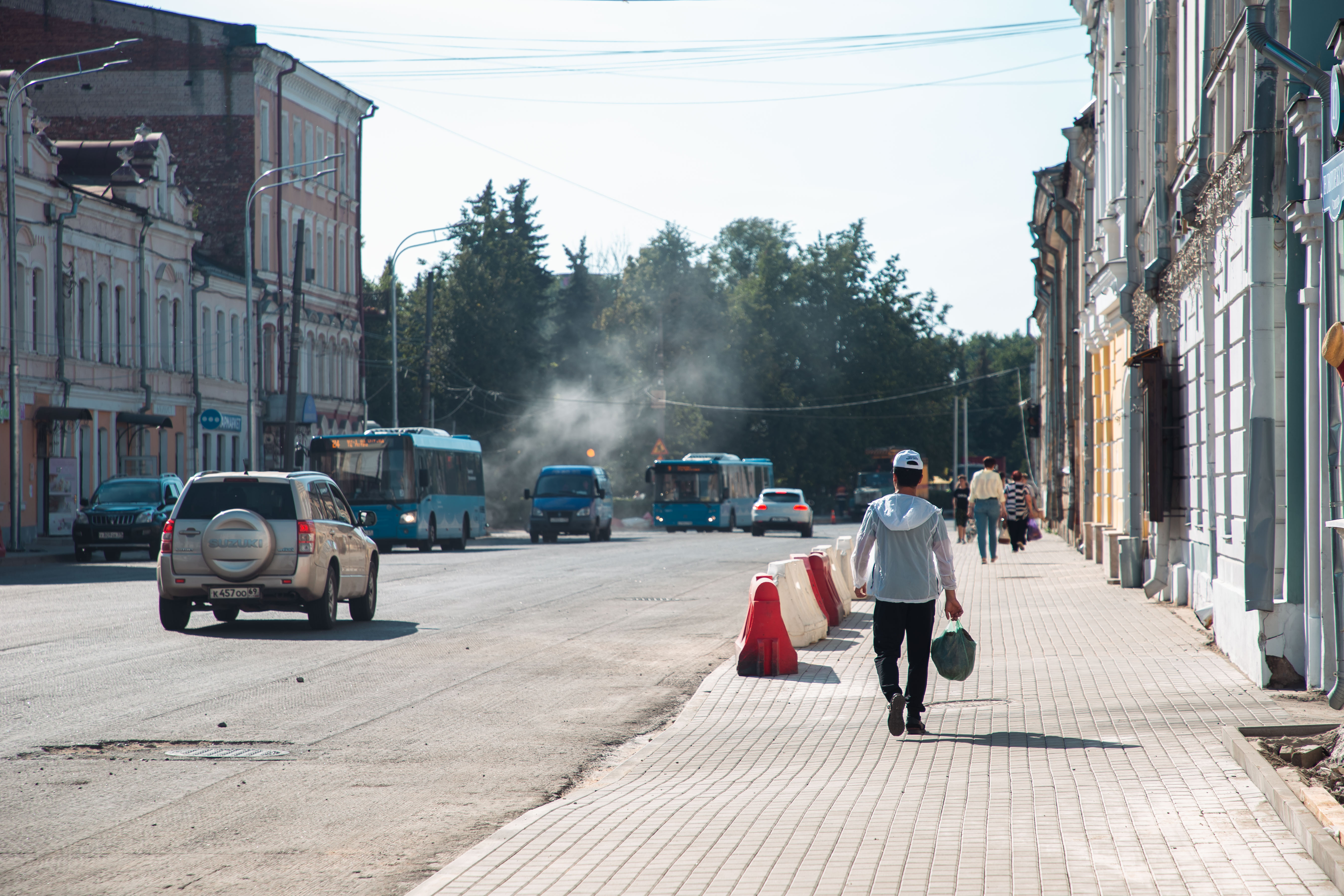 Дорожные работы и благоустройство территории: как преображается исторический центр Твери