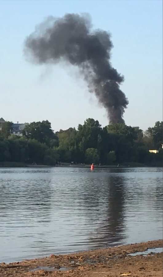 В Твери опять произошло возгорание на химбазе
