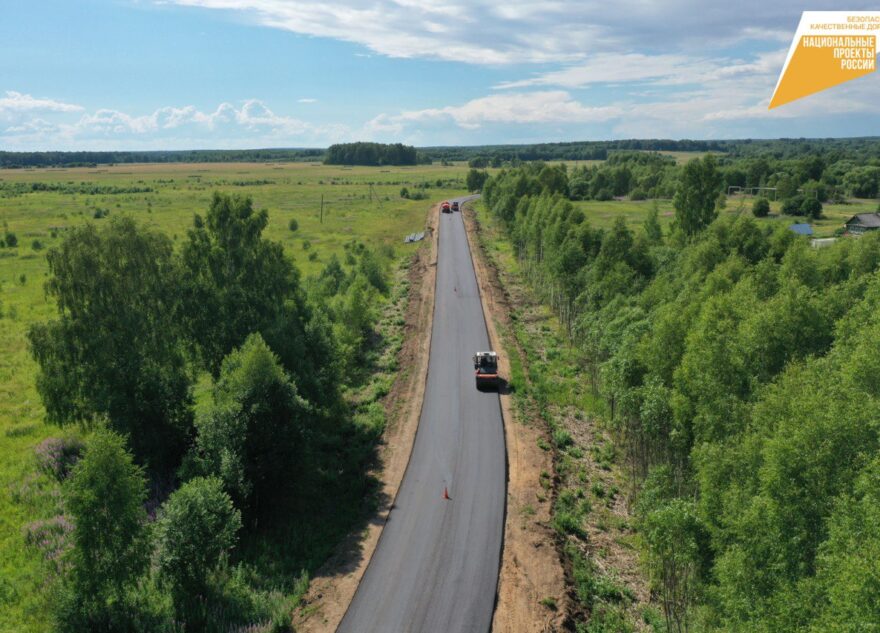 Дорожные работы в Тверской области идут с опережением графика