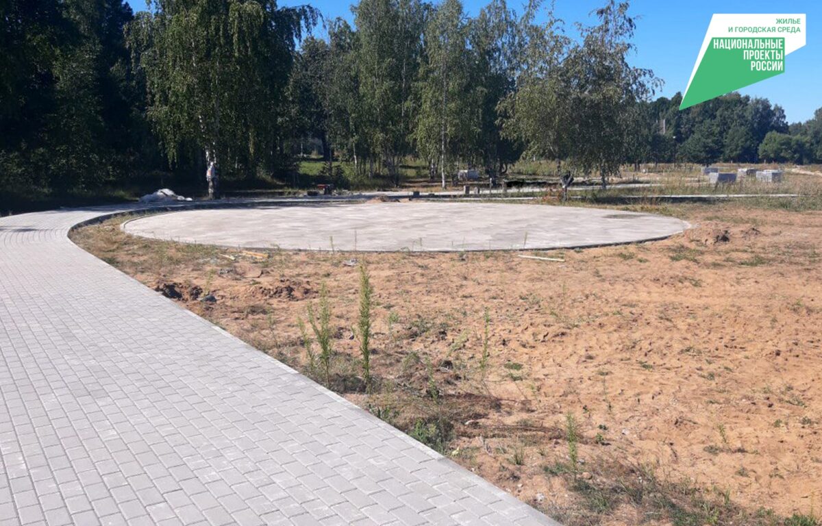 В Тверской области благоустраивают объекты-победители всероссийского конкурса