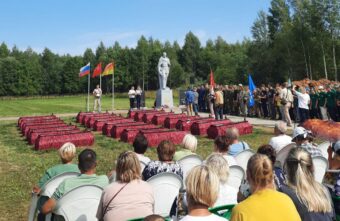 Останки 225 красноармейцев предали земле в Тверской области