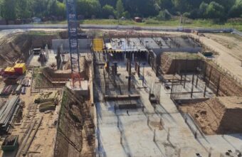 У новой центральной районной больницы в Бежецке появился фундамент