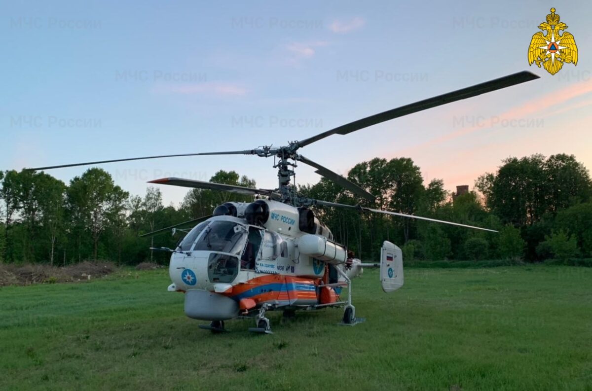 Детей экстренно доставили в Тверь на вертолёте санавиации