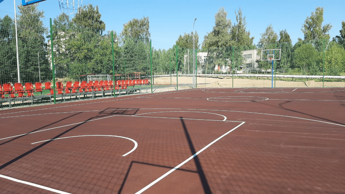 В Тверской области установили первую «умную» спортивную площадку