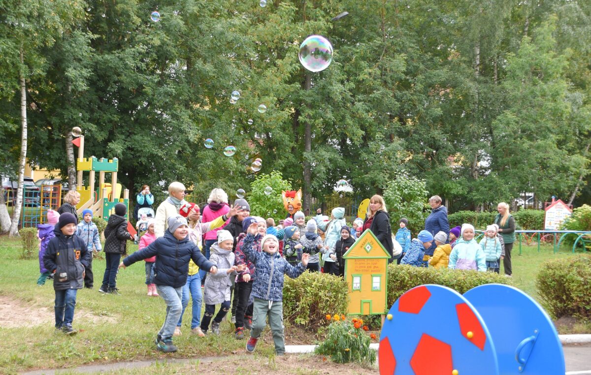 В детских садах Твери открываются новые игровые комплексы