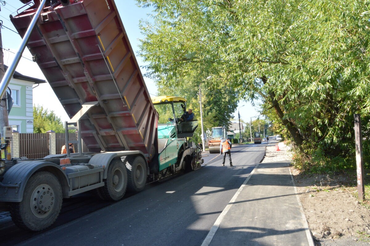 Ремонт дорог в Твери выходит на финишный этап