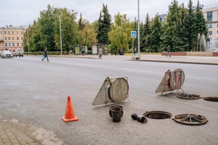В Твери из-за отсутствия разметки на новом переходе может случиться ДТП В Твери из-за отсутствия разметки на новом переходе может случиться ДТП