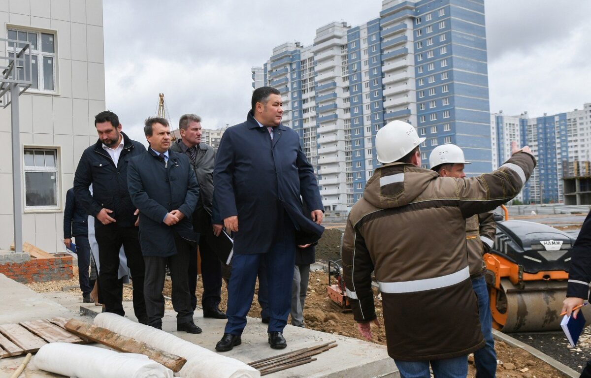 Новый детский сад и дорогу строят в микрорайоне «Южный» в Твери