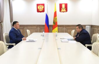 Губернатор Игорь Руденя провёл встречу с главой Конаковского района Олегом Лобановским Губернатор Игорь Руденя провёл встречу с главой Конаковского района Олегом Лобановским