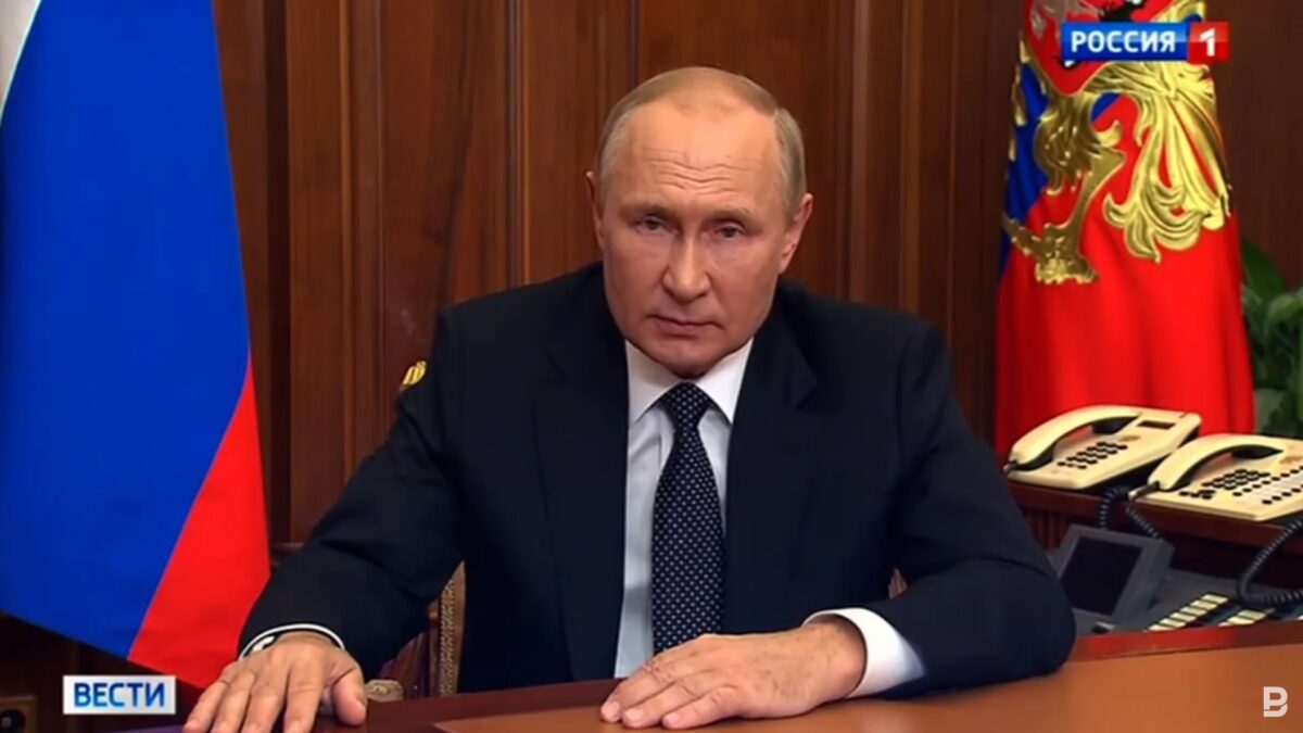 Президент Владимир Путин объявил о частичной мобилизации на военную службу