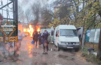 В Тверской области загорелся рынок В Тверской области загорелся рынок
