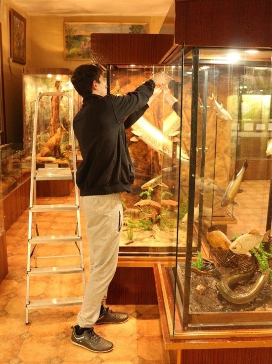 Музейная романтика в быту: заканчивают оформлять витрины в Андреапольском краеведческом музее