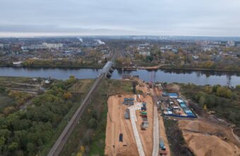 Игорь Руденя и Владимир Васильев проинспектировали строительство Западного моста в Твери Игорь Руденя и Владимир Васильев проинспектировали строительство Западного моста в Твери