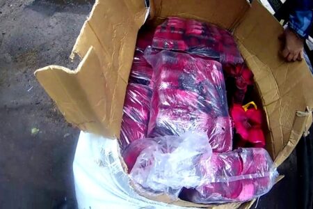 В колонию в Тверской области попытались провезти телефоны в похоронных цветах