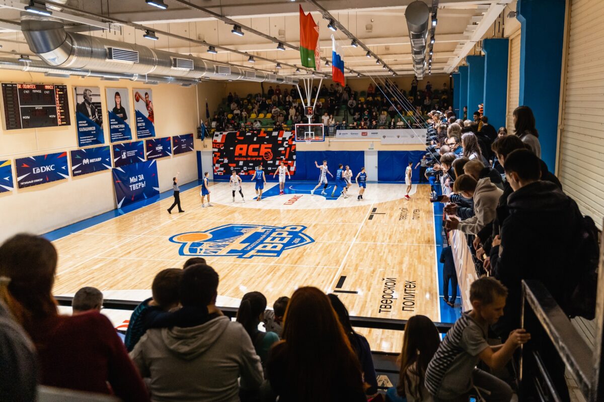 Тверская баскетбольная команда «Тверь-Политех» одержала первую победу в Студенческой лиге